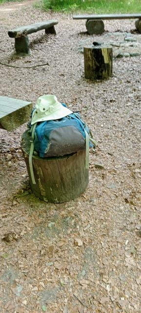 Rucksack von Uli, da hat viel Platz drin